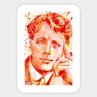 ROBERT FROST  watercolor portrait .1 Sticker